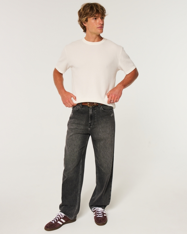 Baggy Jeans, Washed Black view 1