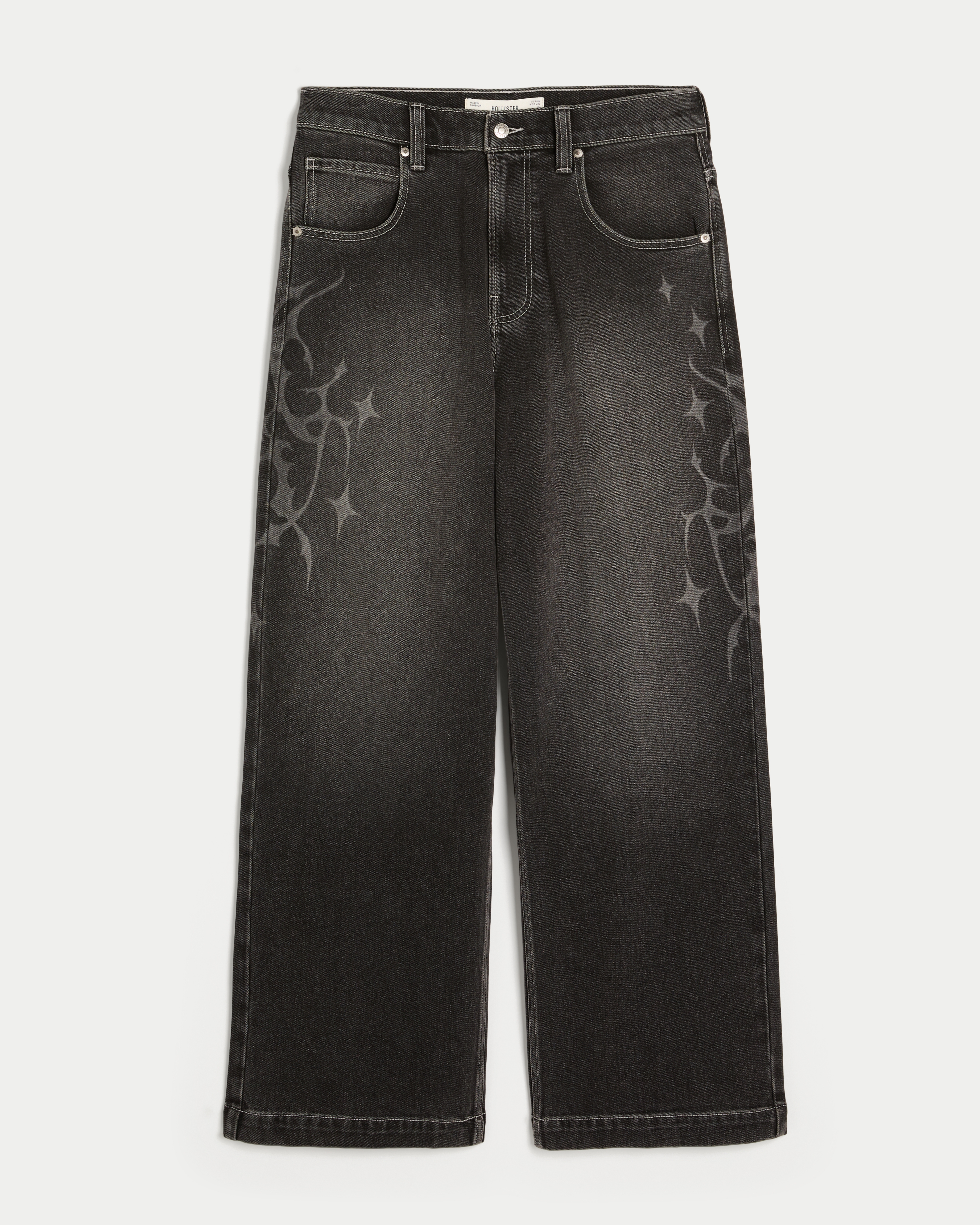 Graphic Super Baggy Jeans