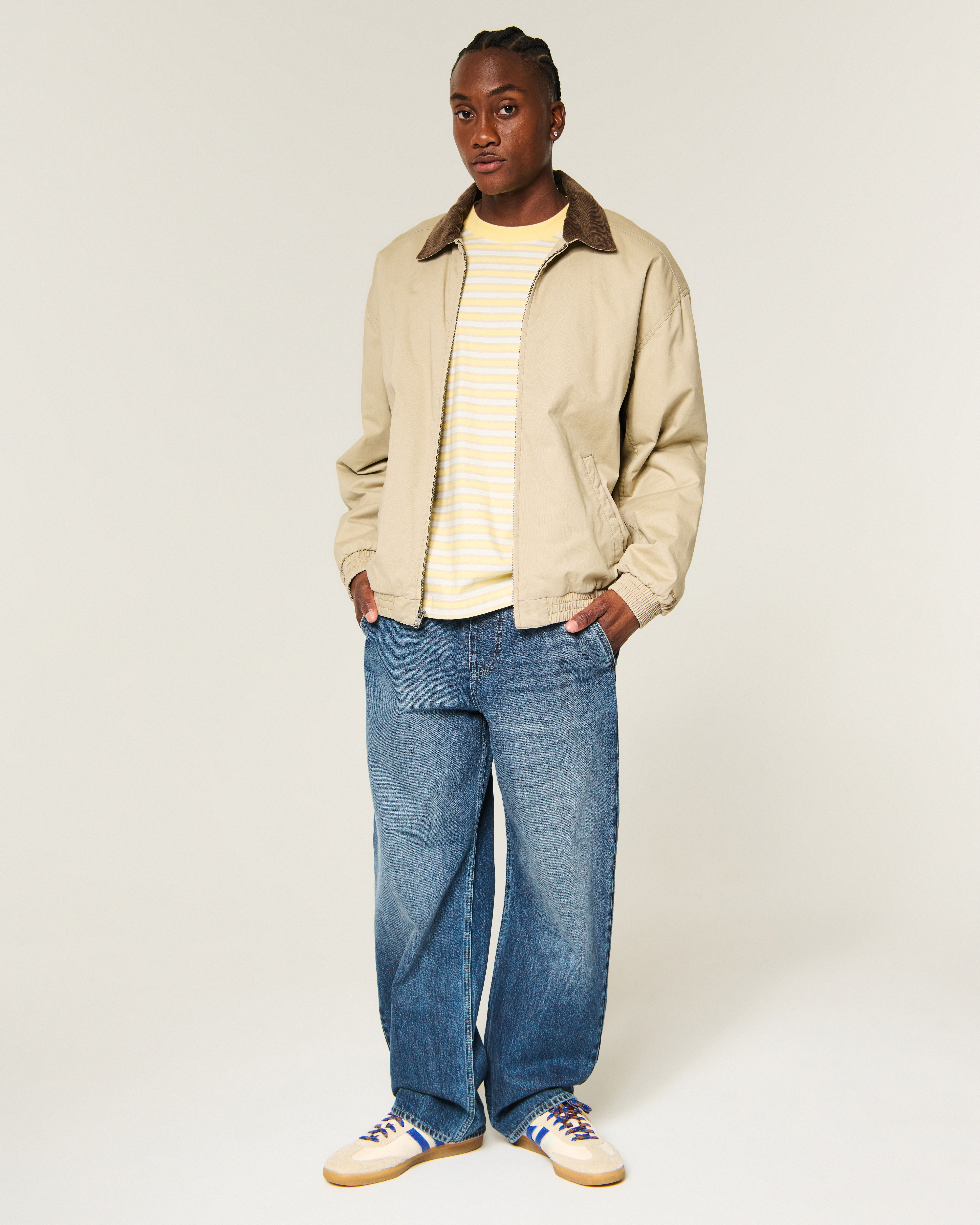 Baggy Pull-On Jeans