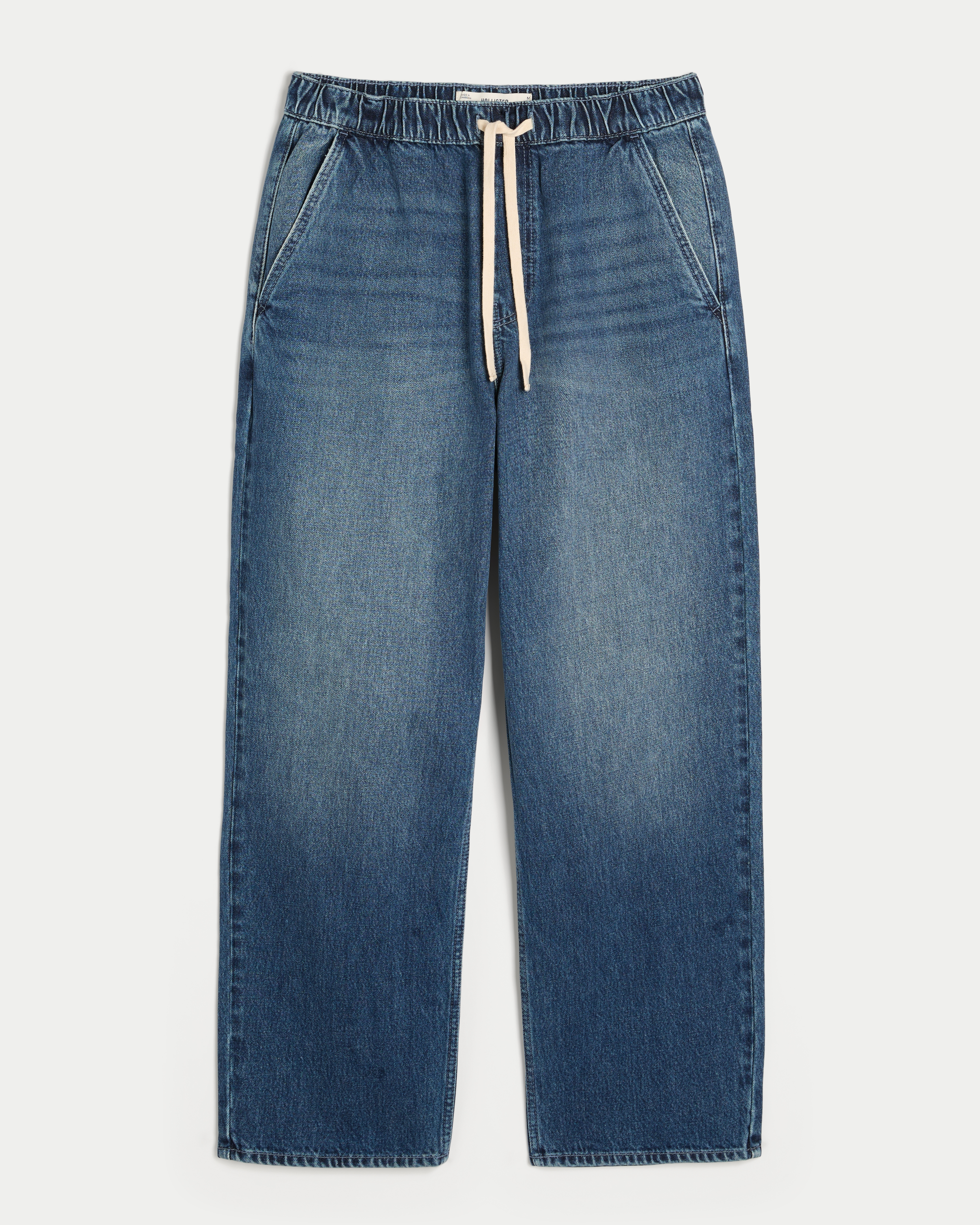 Baggy Pull-On Jeans