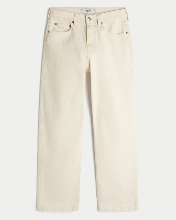 Baggy Jeans, Cream view 1