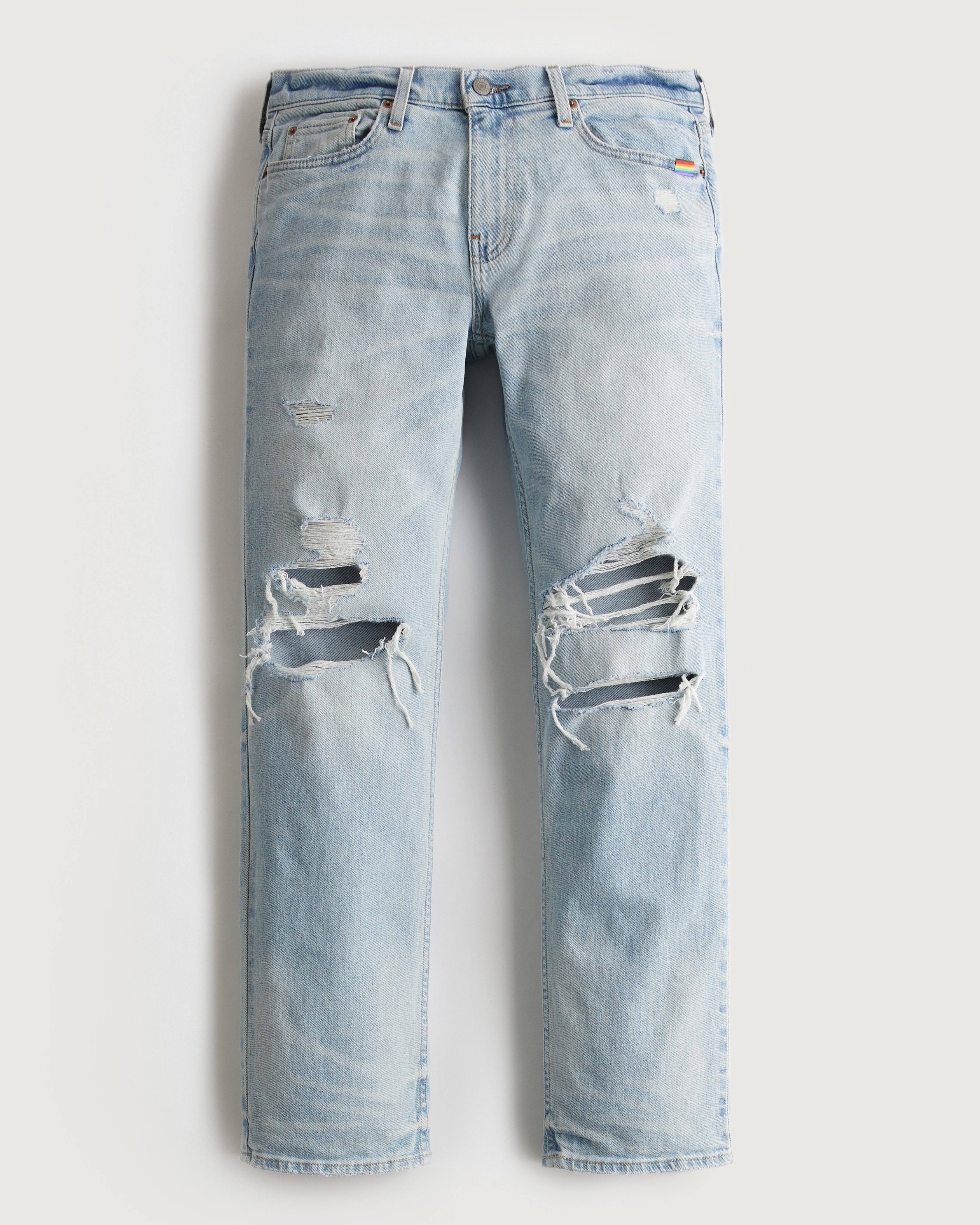 High-Waisted Ripped Jeans | Hollister