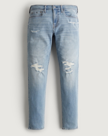 Light blue ripped jeans hollister new arrivals