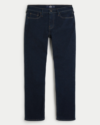 Men's Dark Wash Slim Straight Jeans | Men's Bottoms 