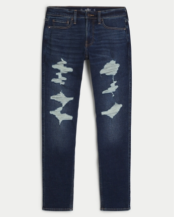 Hollister distressed jeans hotsell