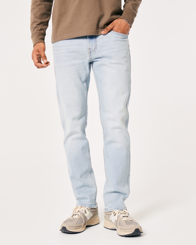 Light Wash Signature Slim Straight Jeans