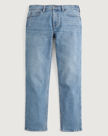 Hollister mens slim straight jeans sales