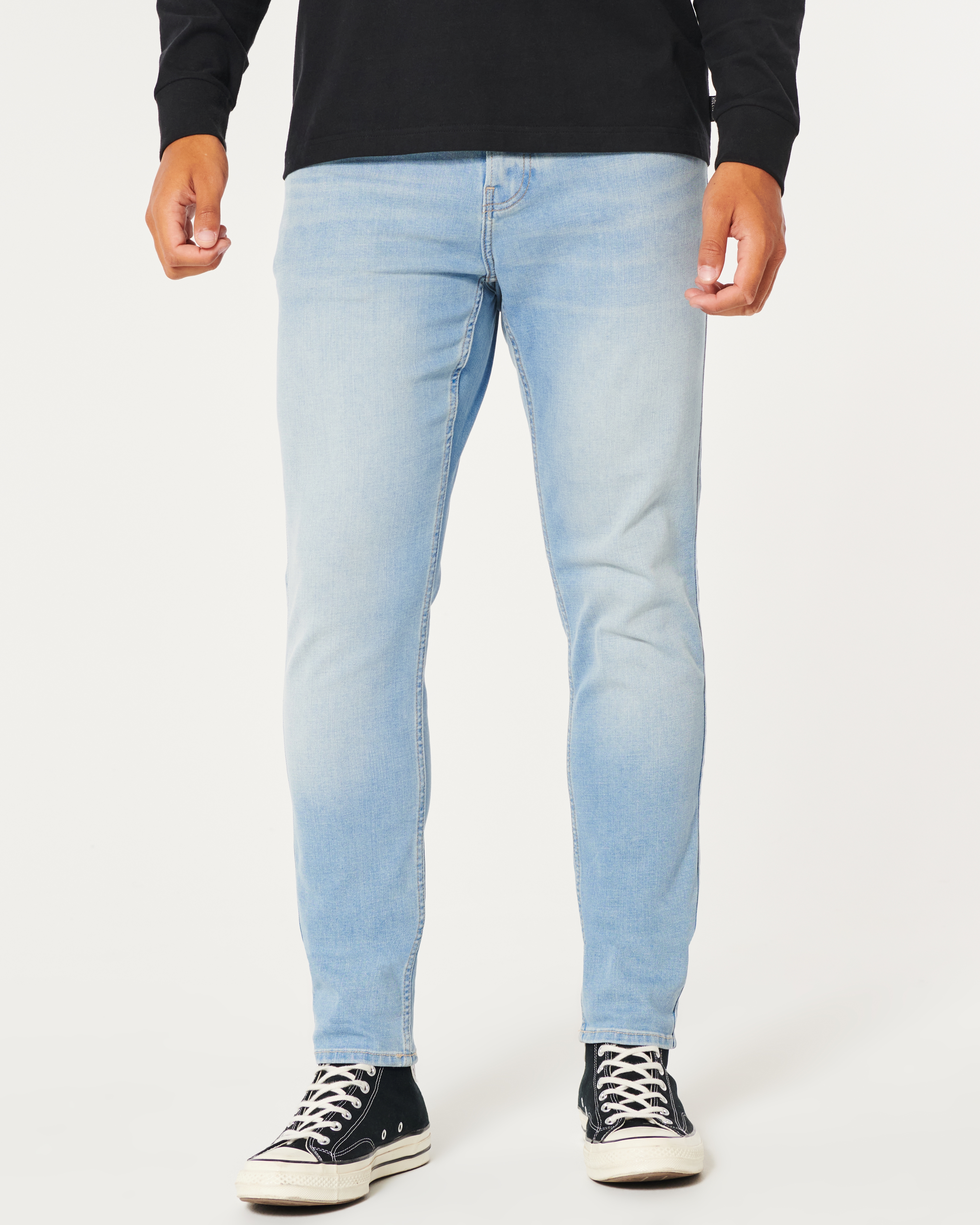 Athletic skinny deals jeans hollister