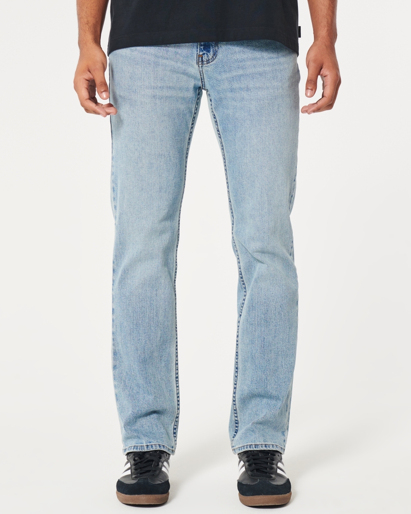 Medium Wash Straight Jeans