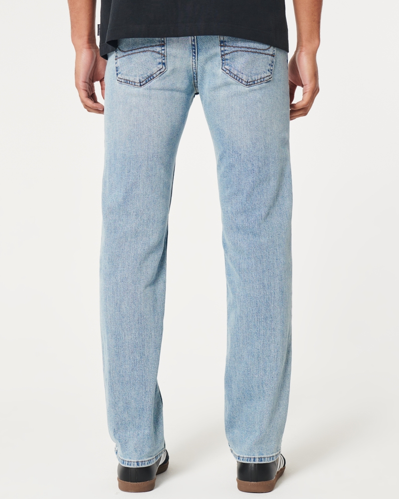 Medium Wash Straight Jeans