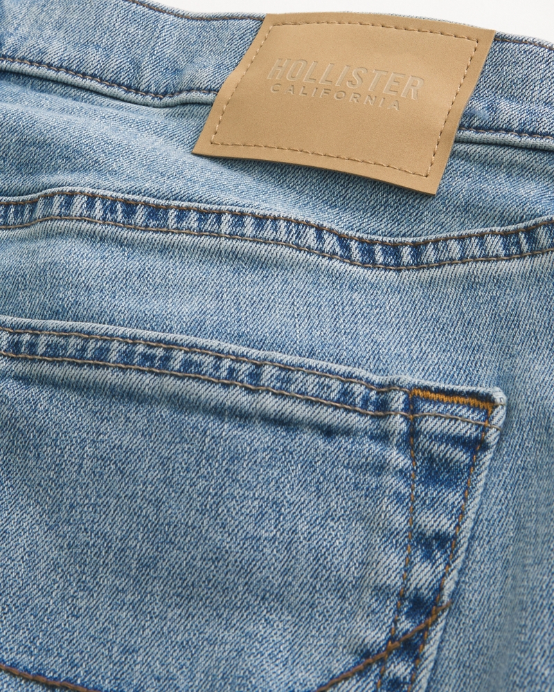 Medium Wash Straight Jeans