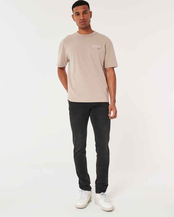 Hollister black on sale jeans mens