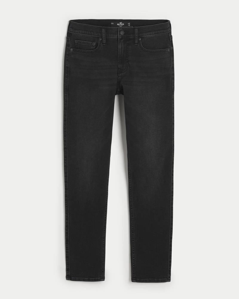 Men s Black Skinny Jeans in Washed Black Size 26 x 30 from Hollister