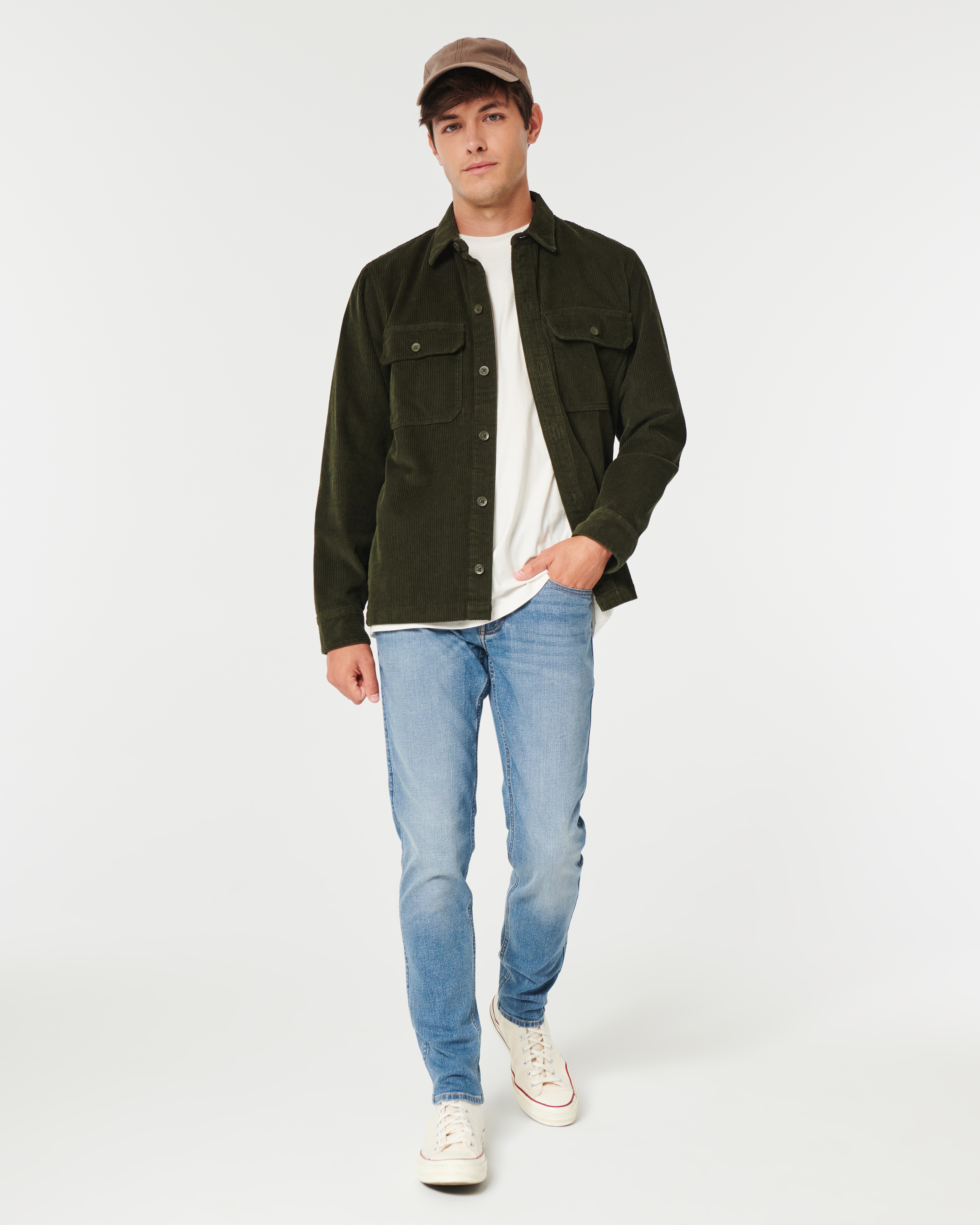 Medium Wash Skinny Jeans