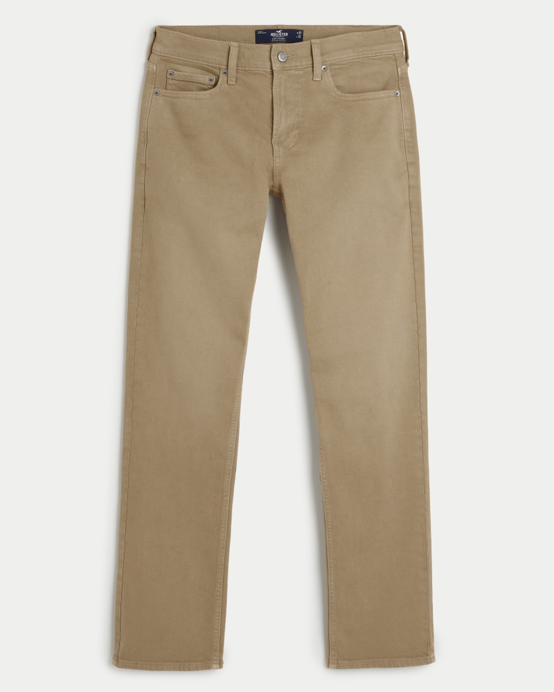 Pantalones chinos rectos online hombre