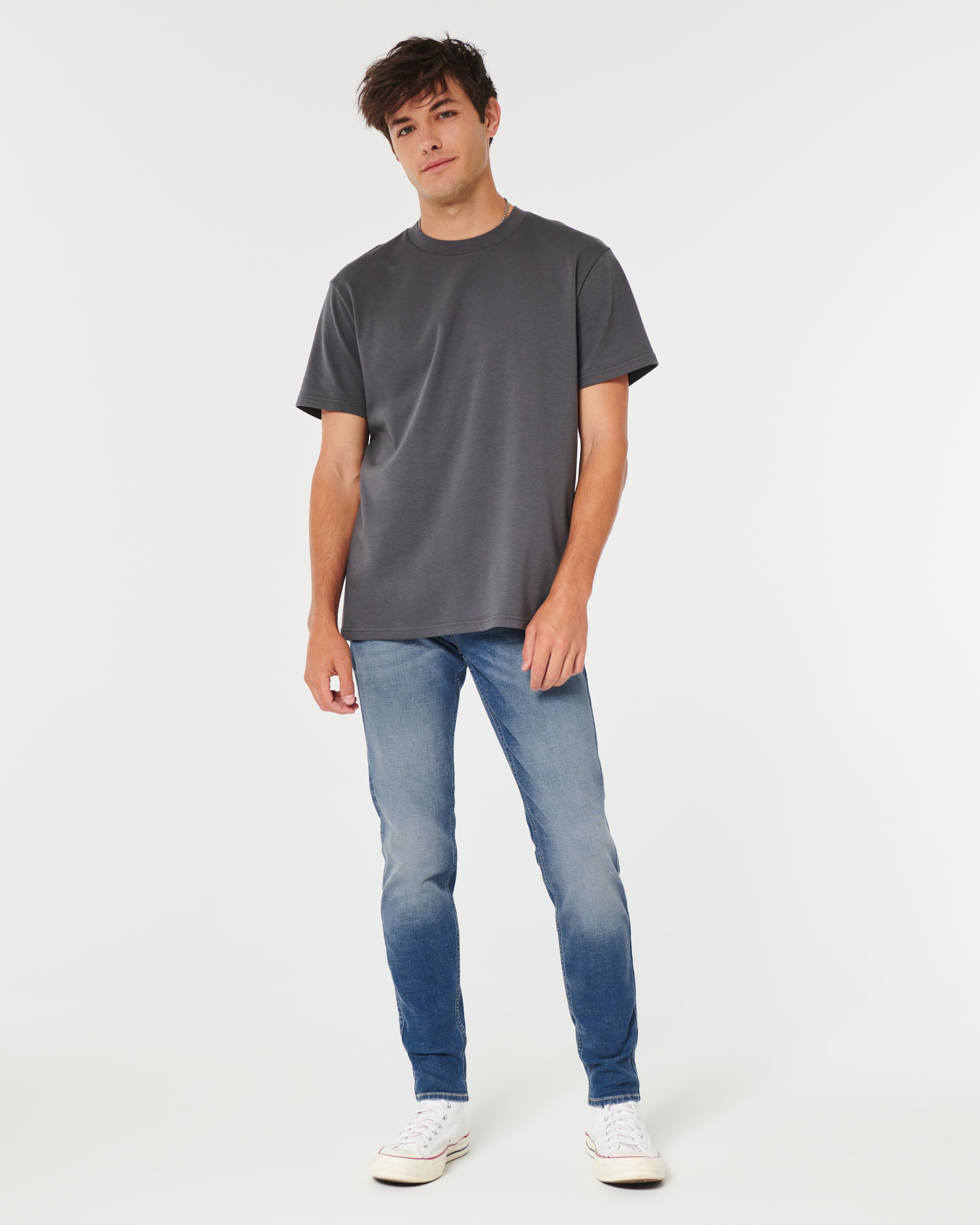 Hollister classic stretch mid rise super skinny jeans online