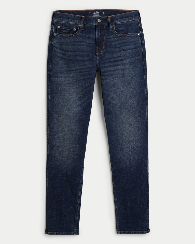 Buy Men White Dark Wash Skinny Fit Jeans Online - 741348