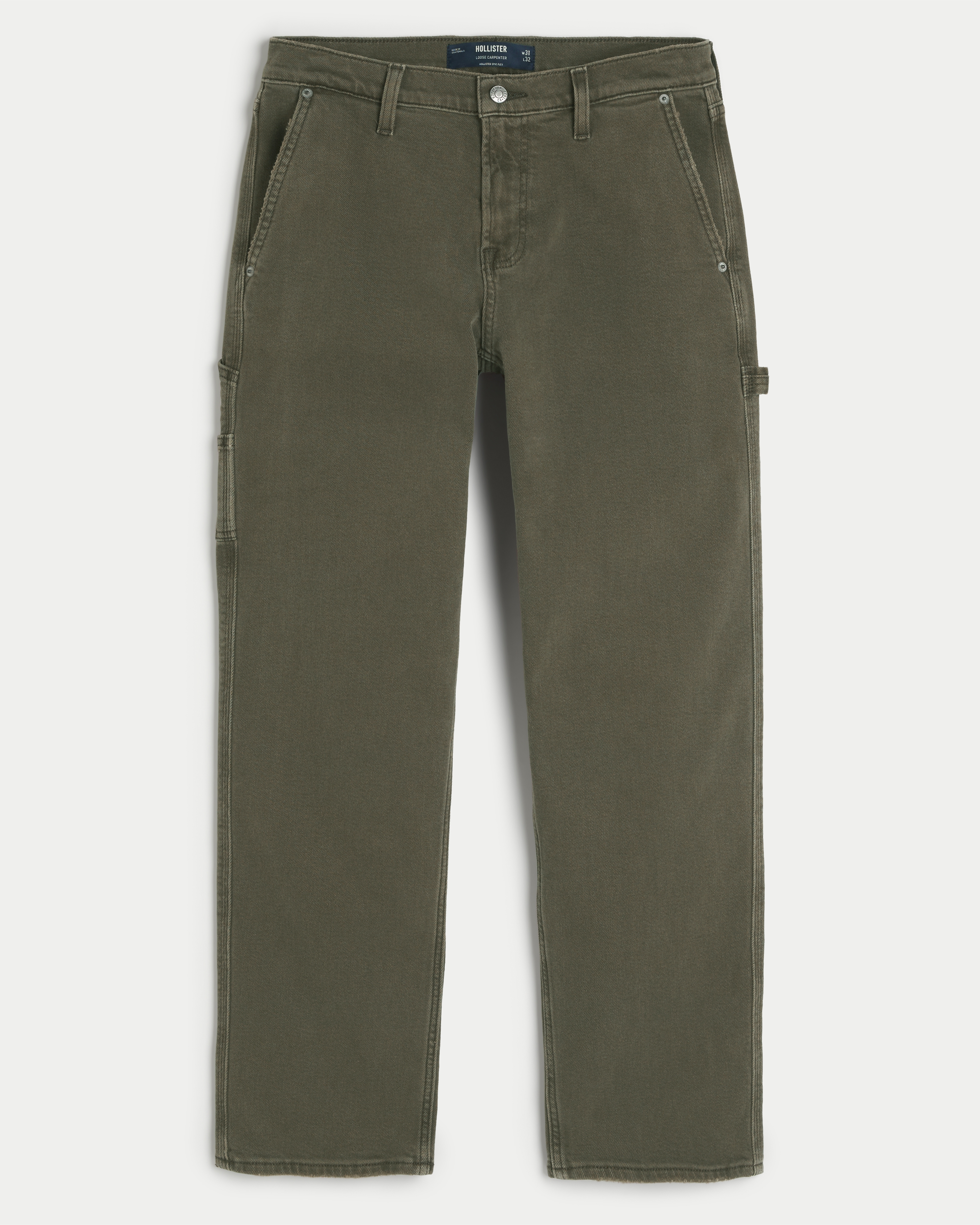 Men's Brown Loose Carpenter Jeans | Men's Bottoms | HollisterCo.com