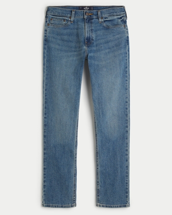 Slim straight sale jeans hollister