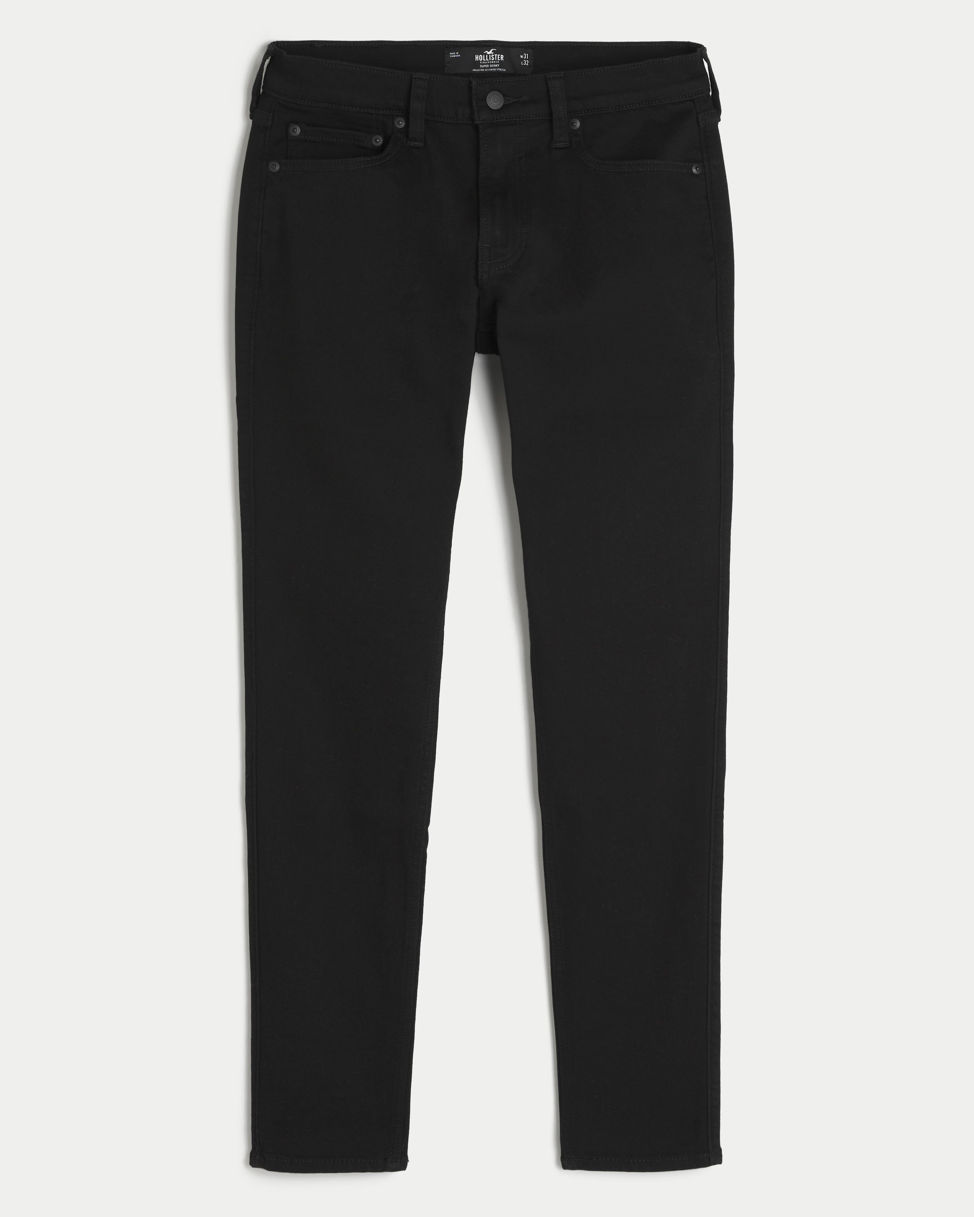 Black No Fade Super Skinny Jeans