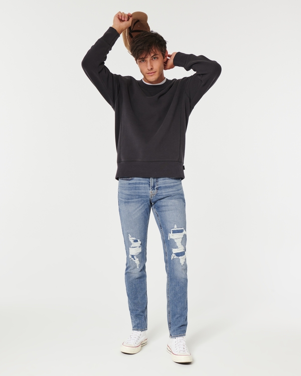 Ripped & Repaired Jeans - Black