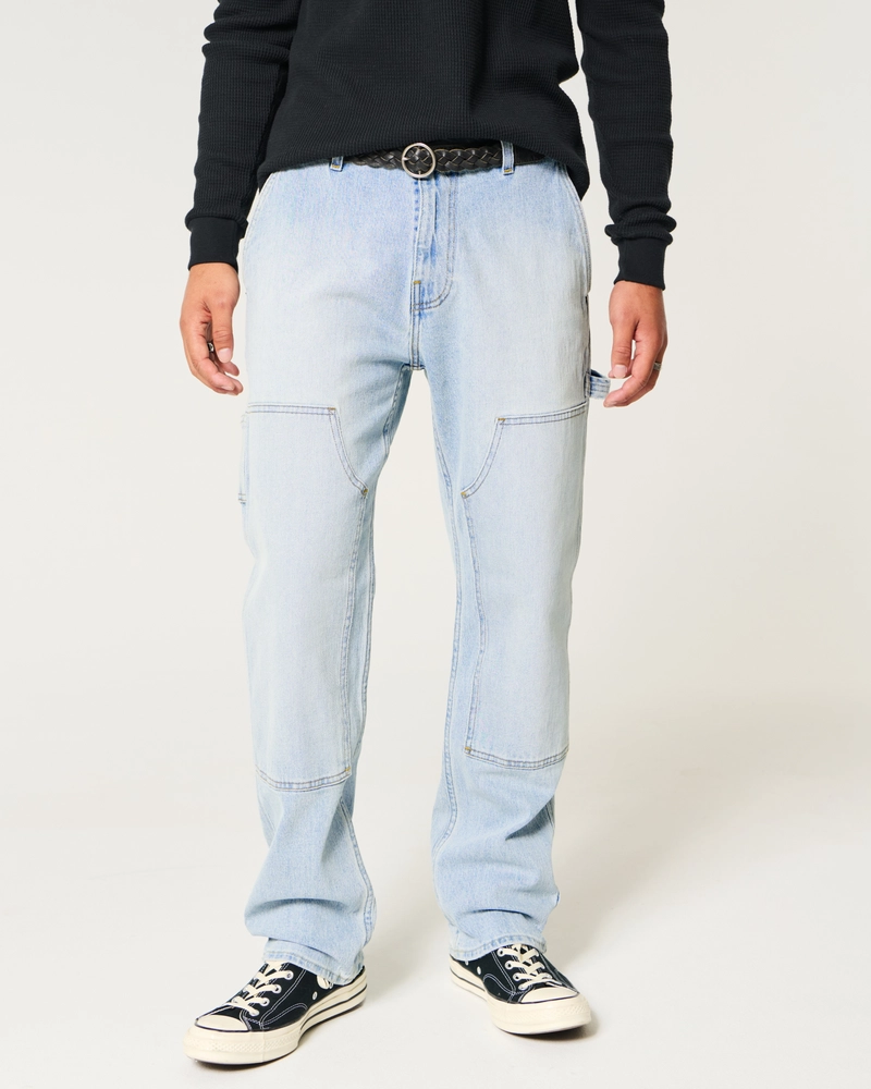 Light Wash Loose Carpenter Jeans