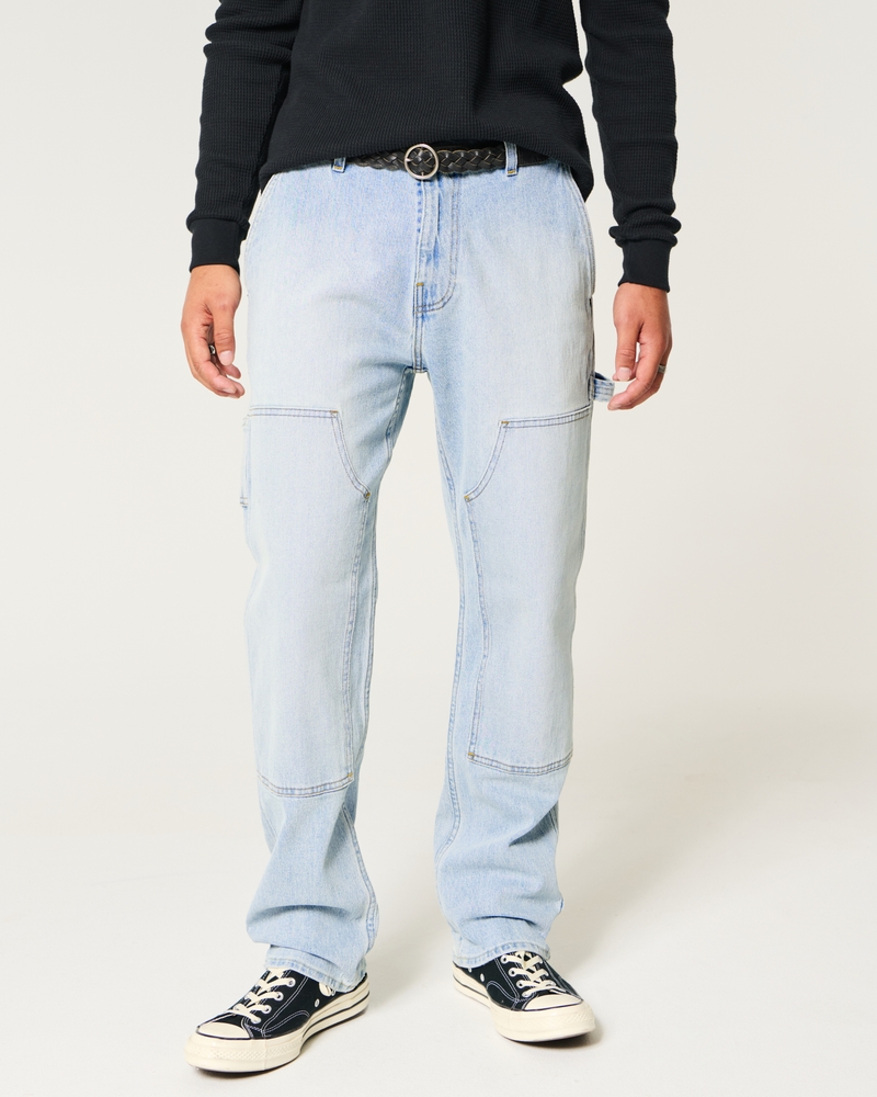 Light Wash Loose Carpenter Jeans