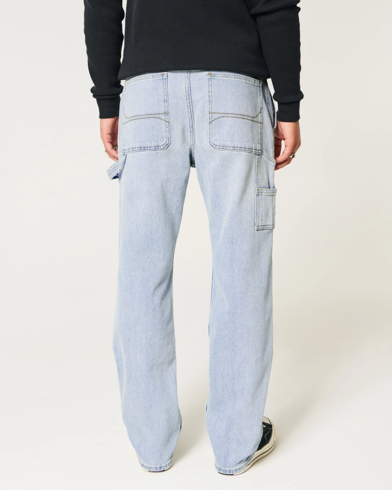 Light Wash Loose Carpenter Jeans