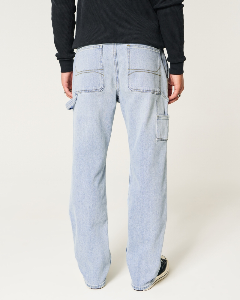 Light Wash Loose Carpenter Jeans