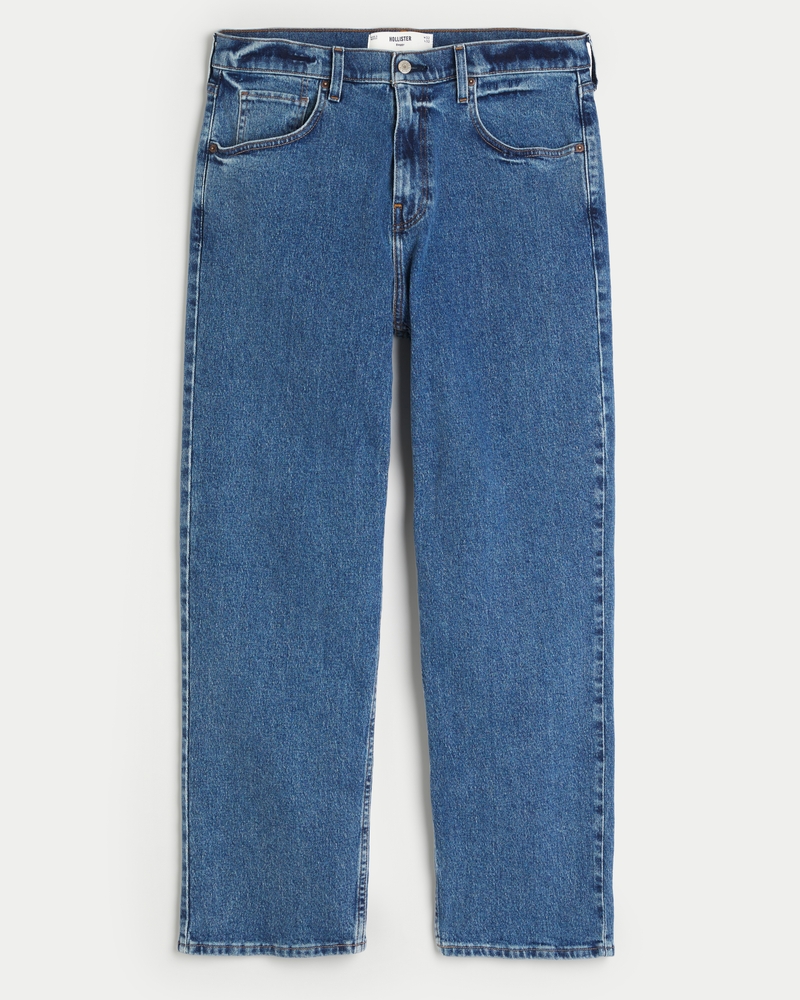 Men's Medium Wash Baggy Jeans | Men's Sale | HollisterCo.com