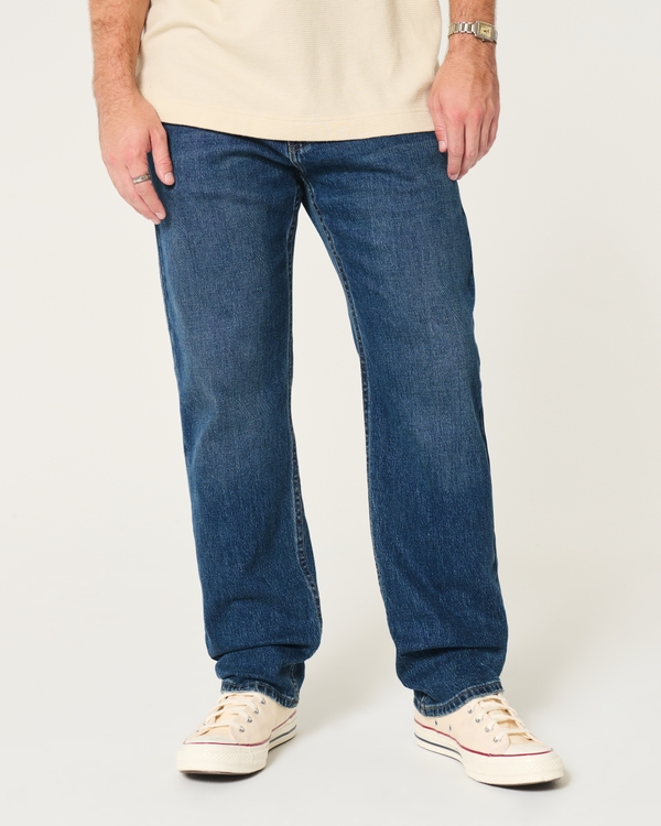 Dark Wash Loose Jeans, Dark Wash view 2