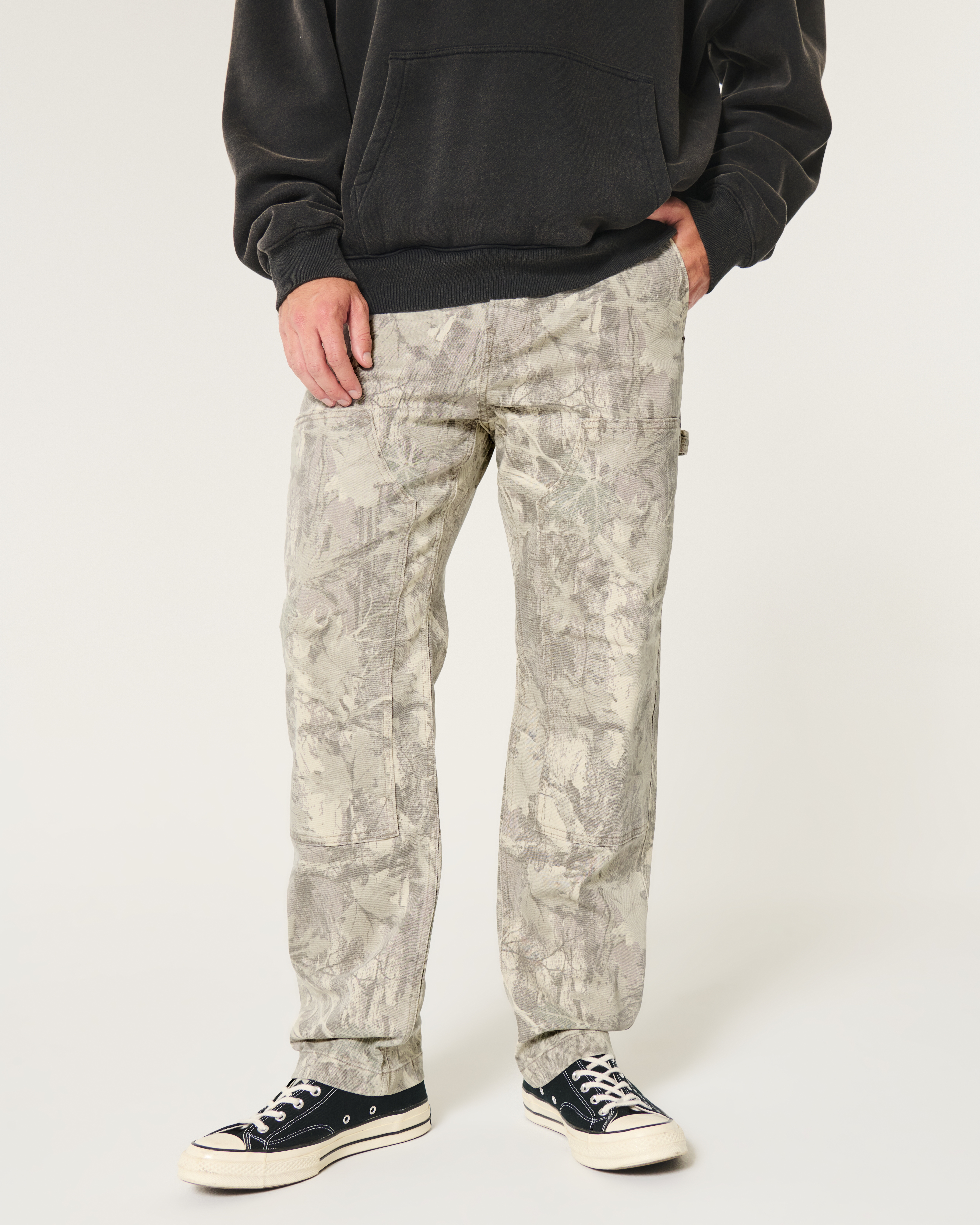 【Raucohouse】Simon strap loose carpenter pants Raucohouse】Simon strap loose carpenter pants