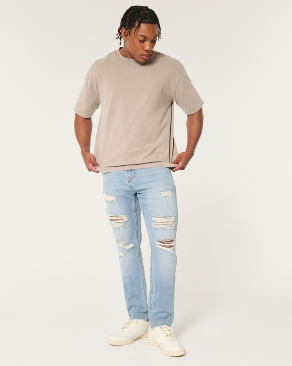 Hollister destroyed jeans on sale