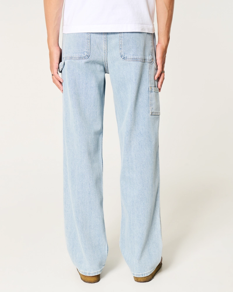 Light Wash Baggy Painter Jeans