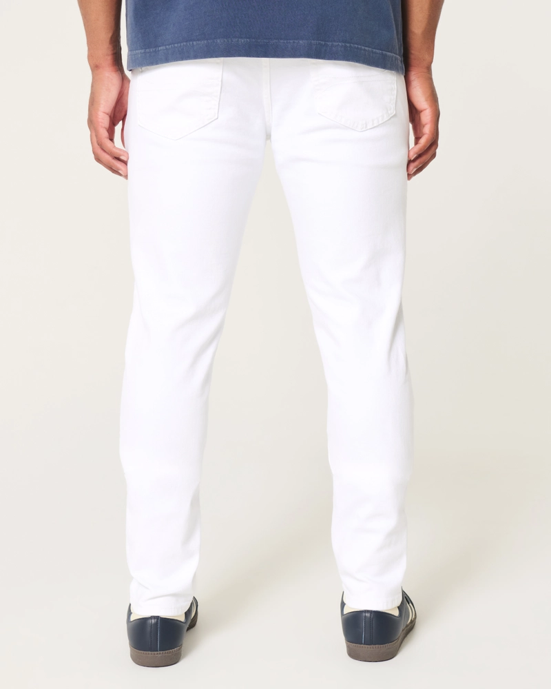 White Athletic Skinny Jeans