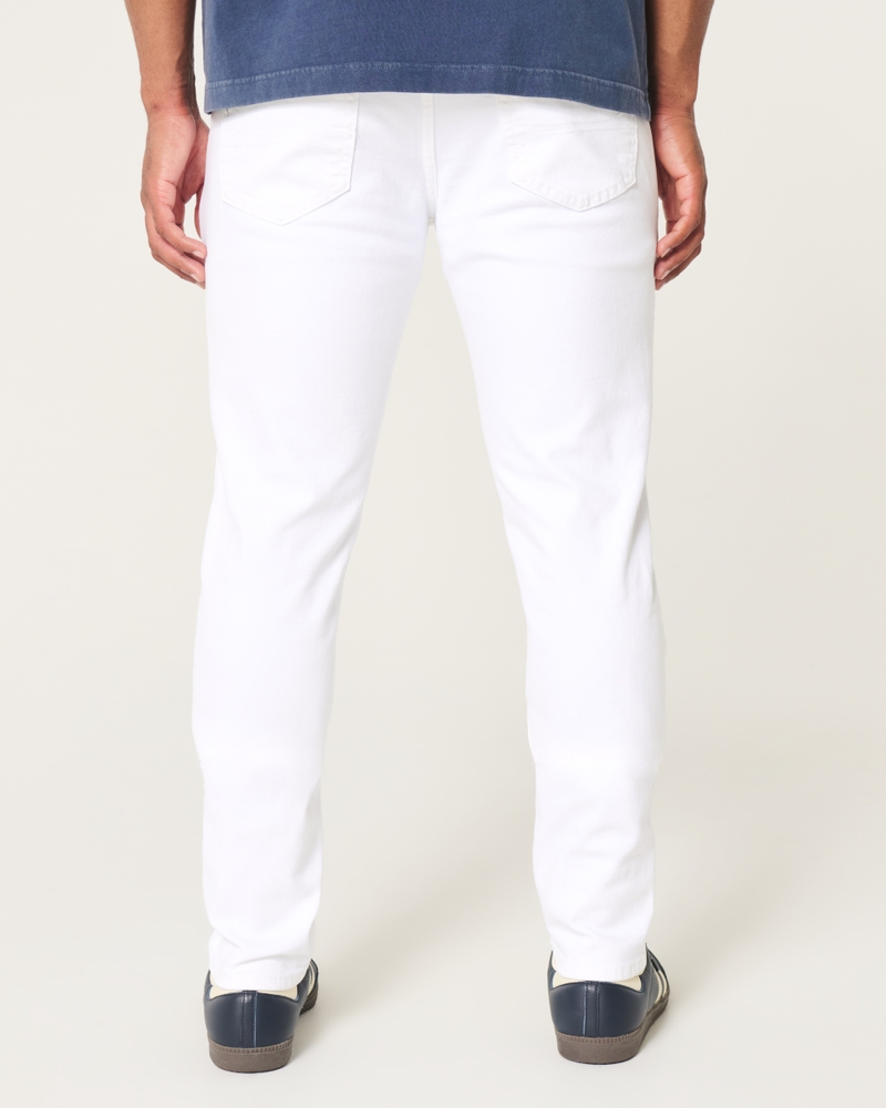 White Athletic Skinny Jeans