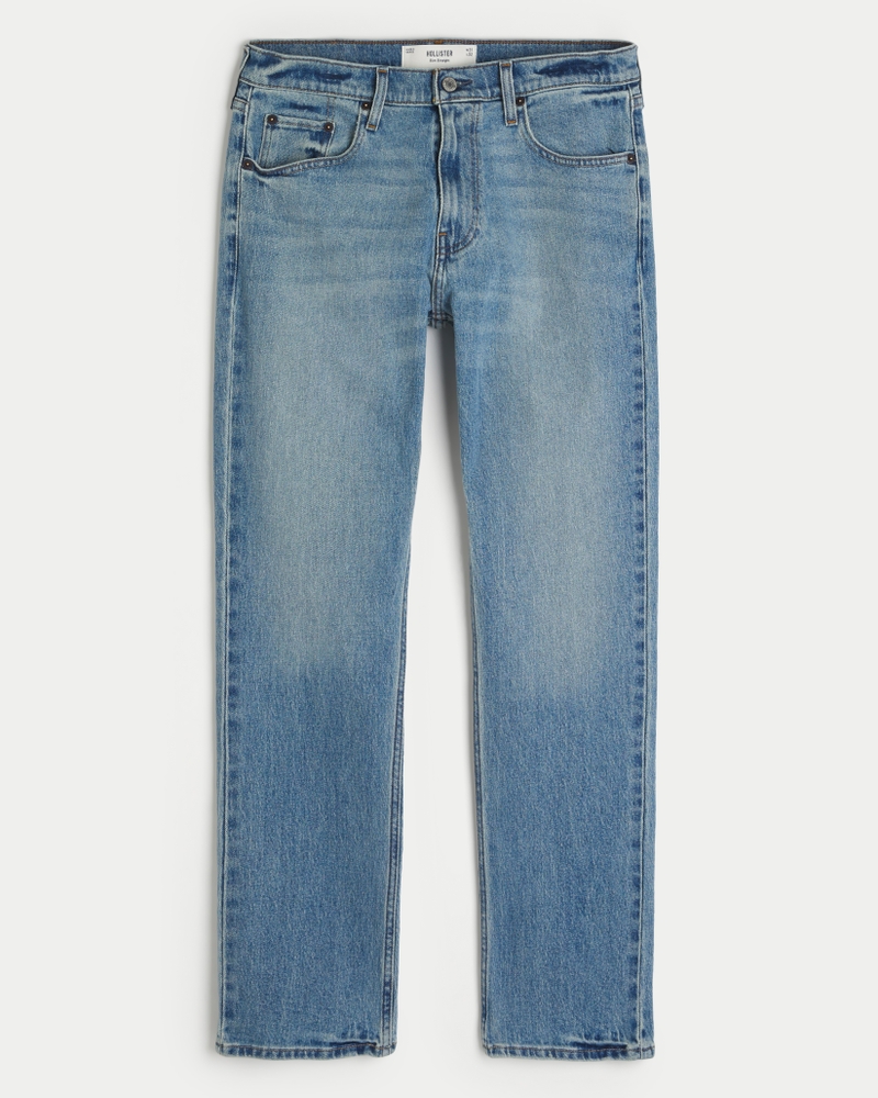 Hollister jeans mens slim straight best sale