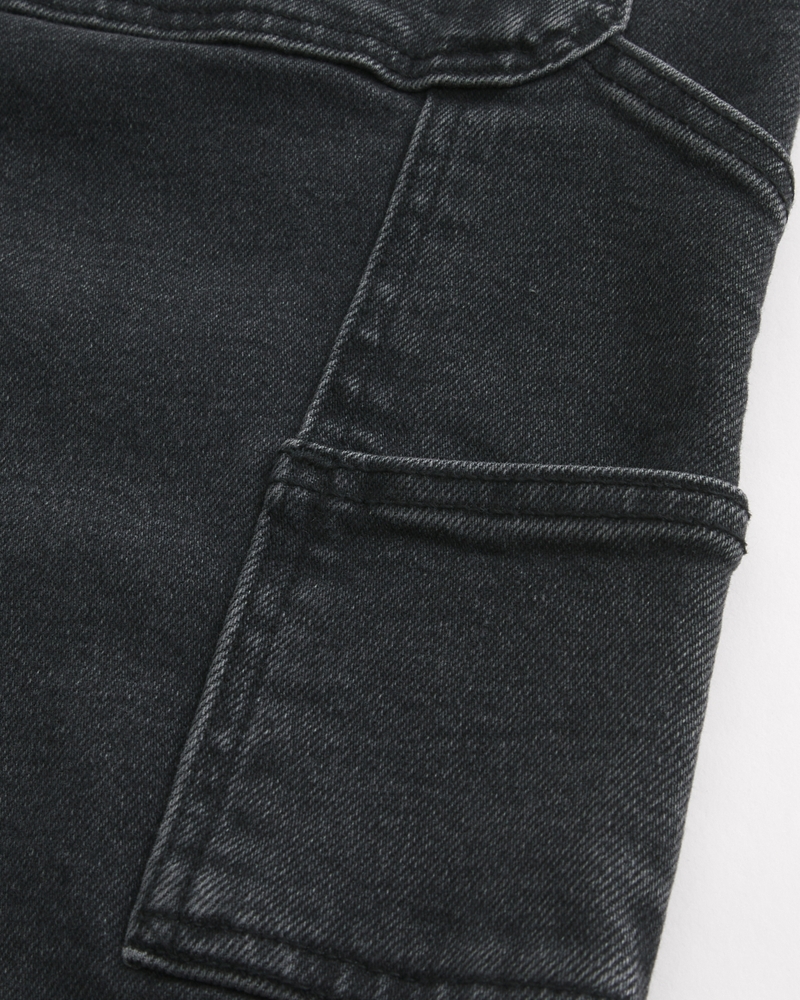 Black Baggy Carpenter Jeans
