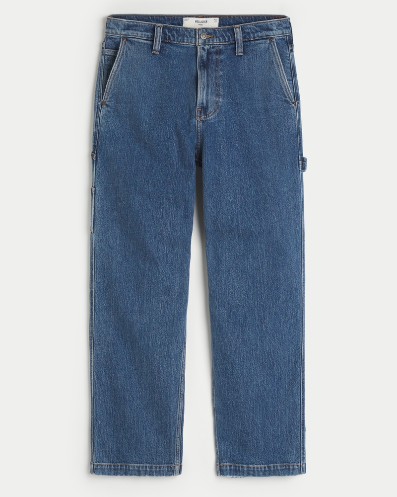 Dark wash jeans hollister online