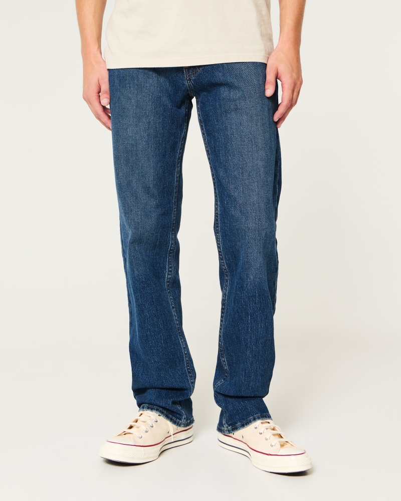 Dark Wash Straight Jeans