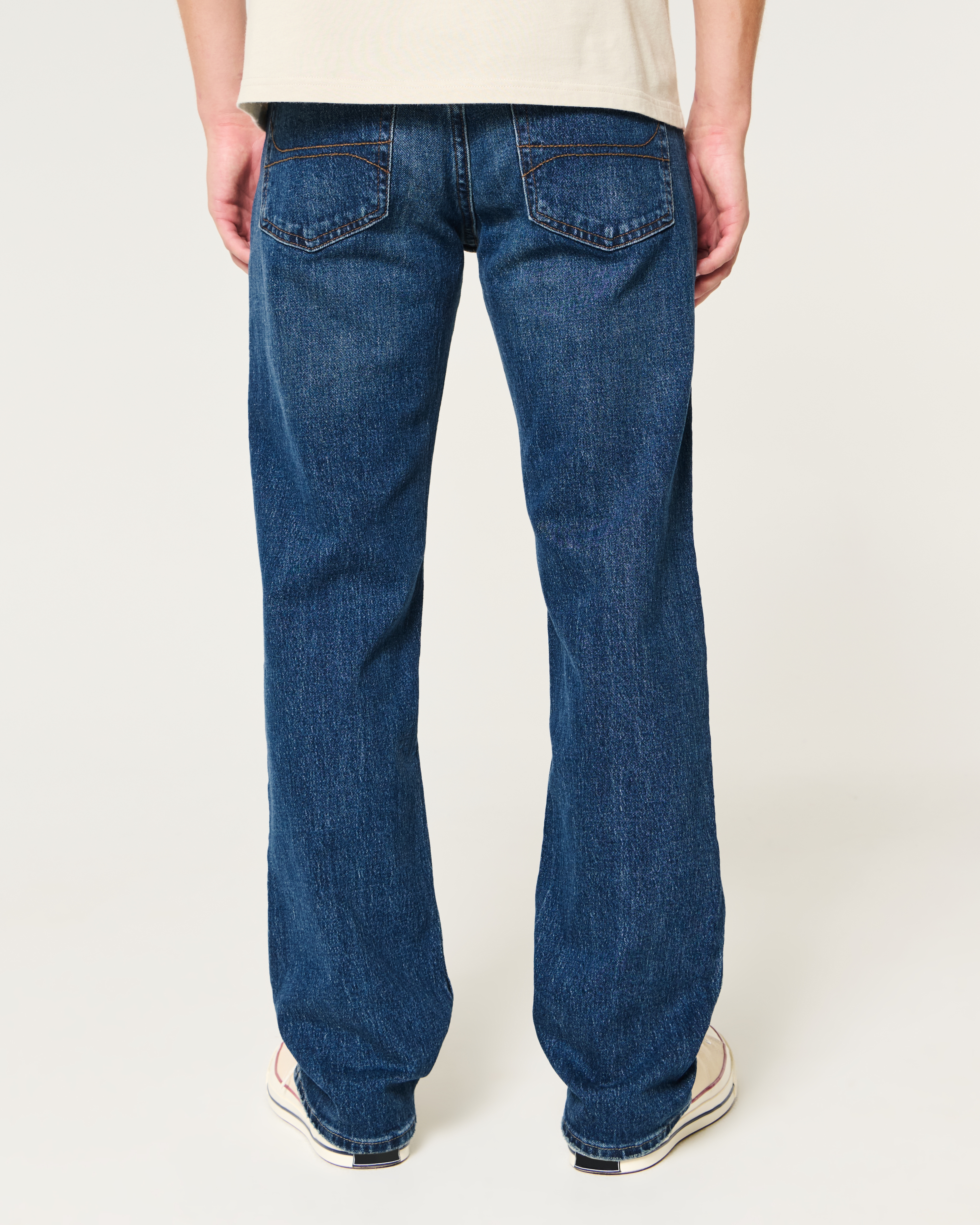 Dark Wash Straight Jeans