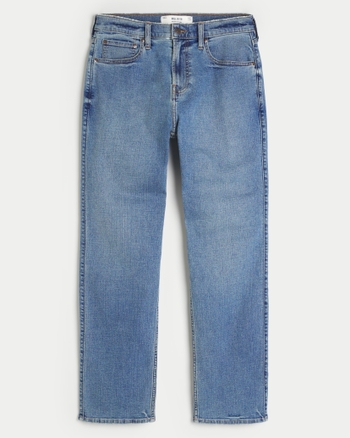 Men's Medium Wash Athletic Straight Jeans | Men's Hollister Men's ...