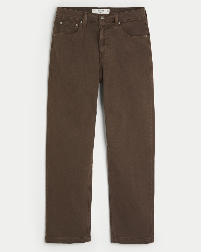 Men s Baggy Jeans in Brown Size 31 X 32 from Hollister