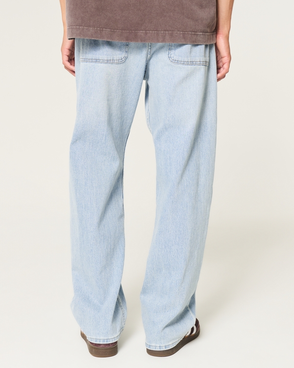 Light Wash Baggy Jeans