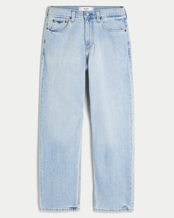 Hollister light wash jeans clearance