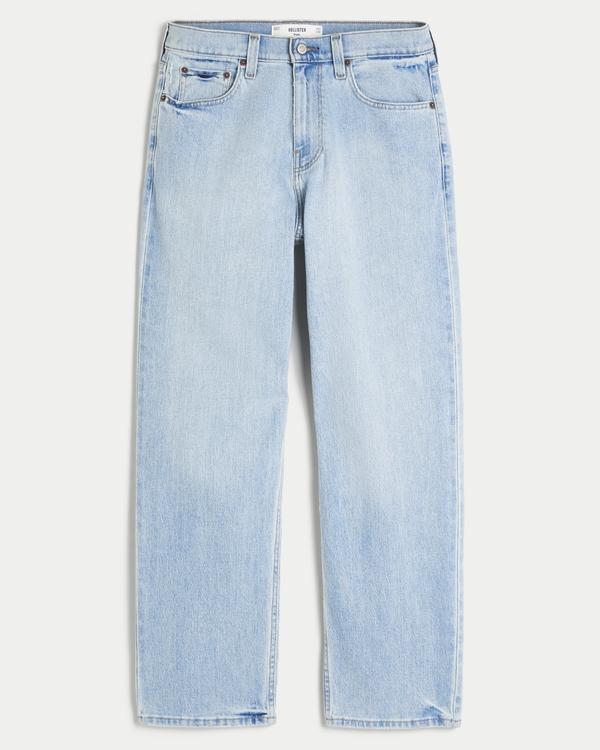 Light Wash Baggy Jeans, Light Wash view 1