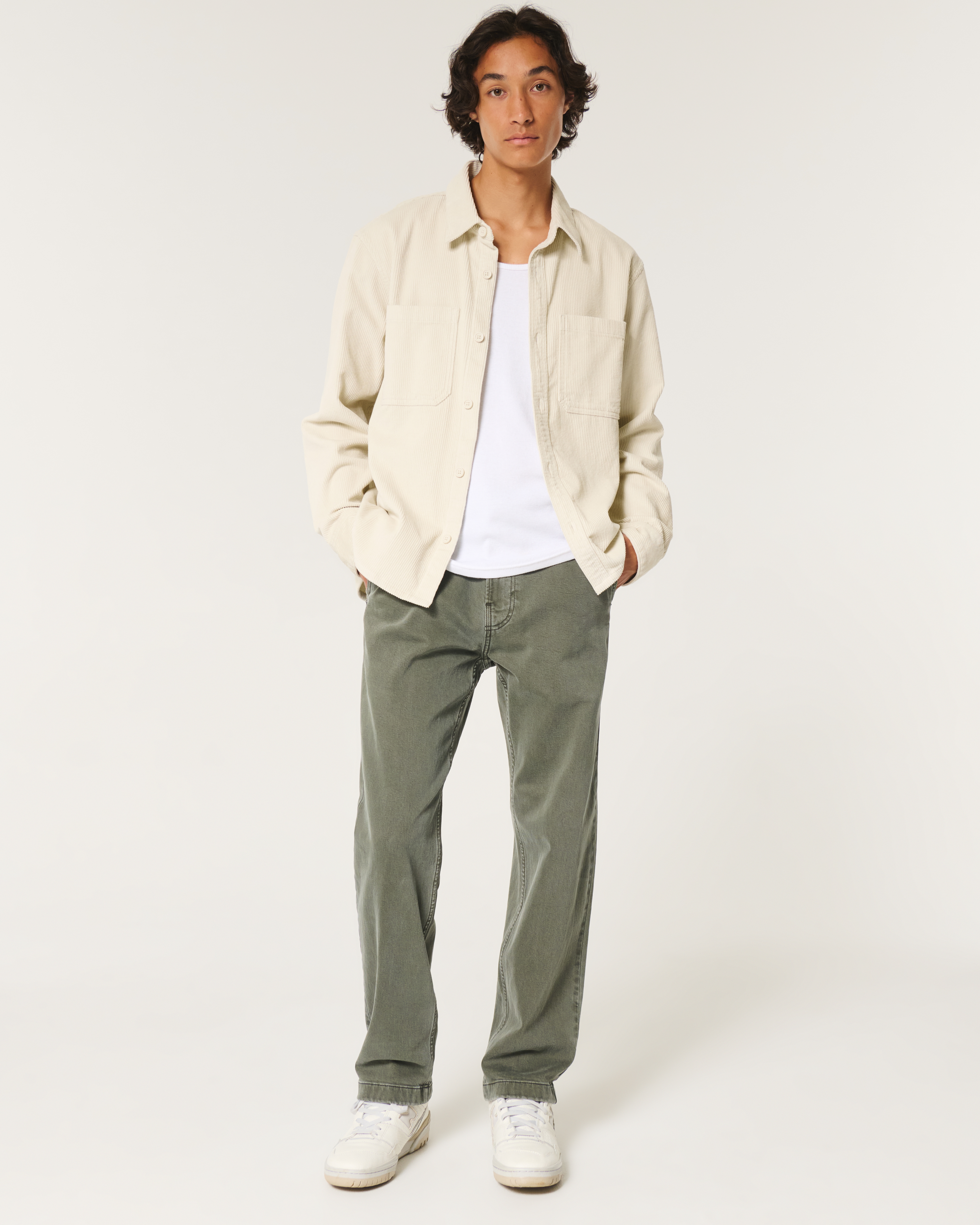 Olive Loose Jeans