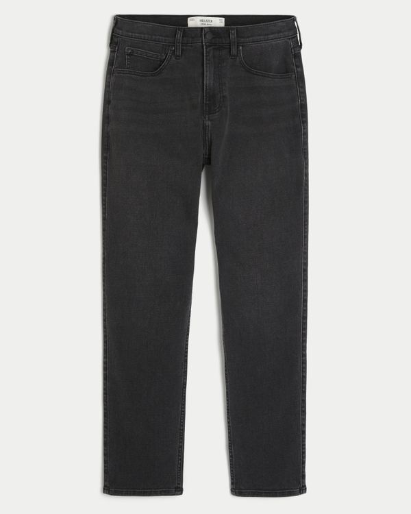 Washed Black Athletic Skinny Jeans, Washed Black