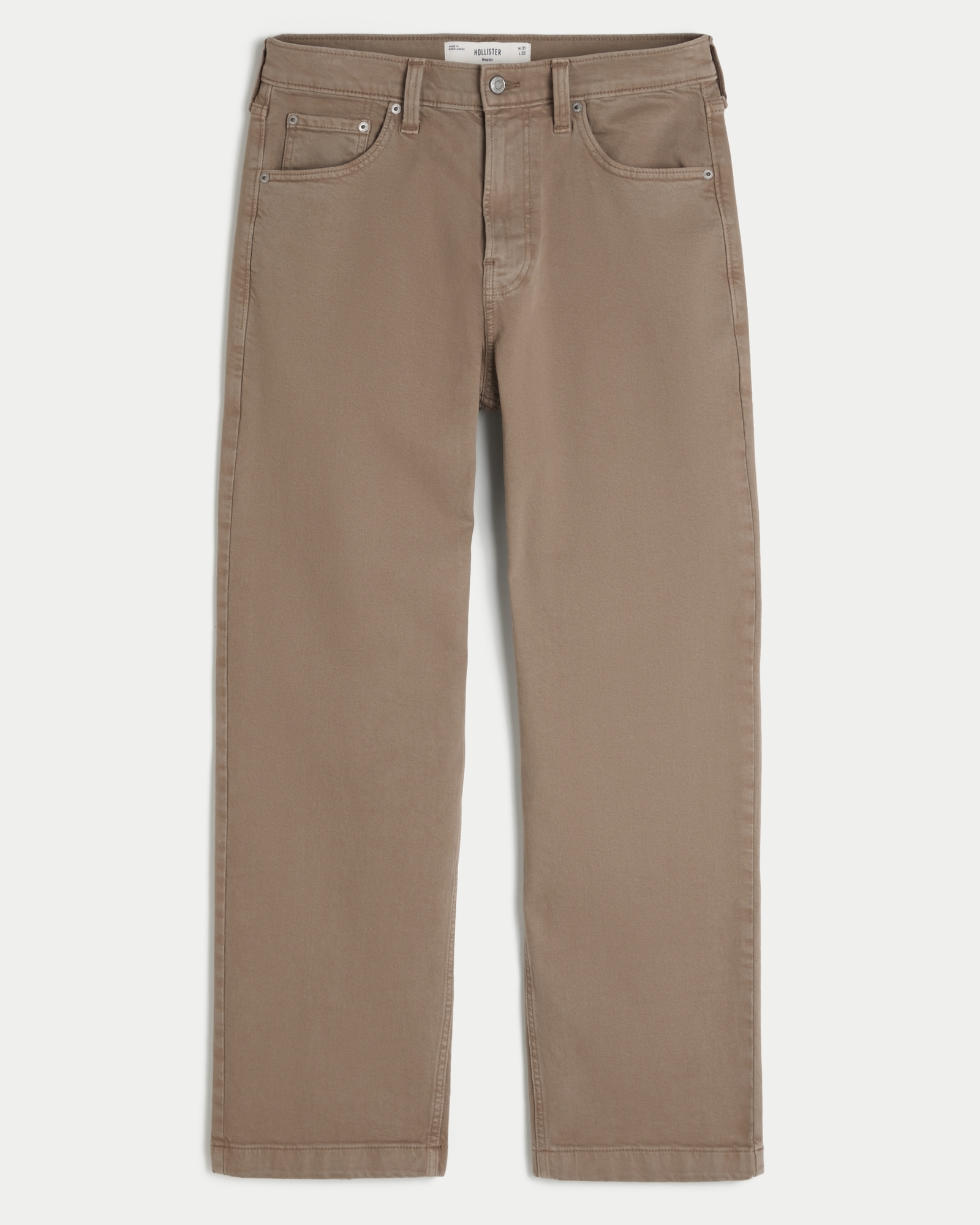 Khaki Hollister Mens Jeans Hollister Co Epic Flex Slim Straight