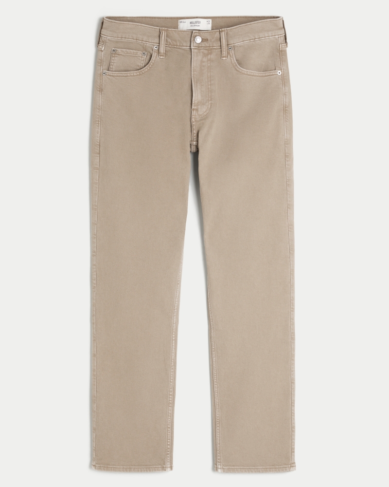 Men s Slim Straight Jeans in Tan Size 30 X 28 from Hollister